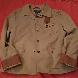 Ralph Lauren Petite Tan Jacket-sz MD